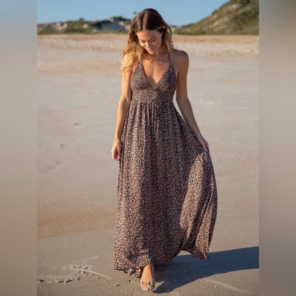 Natural Life Sandy Maxi Dress size Small Medium